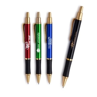 This bright pen features a shiny bright barrel with attractive gold... from...