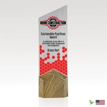 Eco Award - Acacia Wood & Aluminum - High Rise
