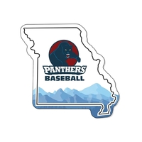 2.75"H x 2.91"W Missouri State non-toxic magnet with Customization...