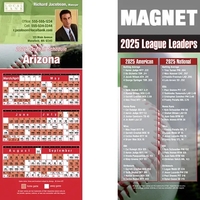 Full color pro baseball schedule strip magnets.... from ASI 46719 Corner Lot...