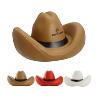Cowboy hat shaped stress reliever.... from ASI 63549 Jornik Manufacturing Corp