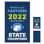 2' x 3' Championship Banner SS with BLStraight Cut