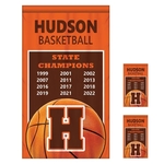 3' x 5' Championship Banner Double Sided Straight Cut
