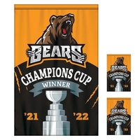 Full Color, Full Custom Sports Championship Banner Double Sided Straight...