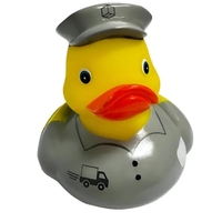 Rubber Delivery Driver Duck, Squeaky floatable toy.... from ASI 31977 Adline...