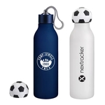 Soccer Top 25 oz Double-Wall Stainless Bottle