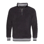 Boxercraft Unisex Varsity Sherpa Quarter-Zip Pullover