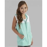 Boxercraft Youth Sleeveless Hooded Sweatshirt