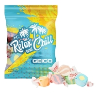 2oz. Full Color Digibag with Tropical Salt Water Taffy... from ASI 44900 NC...
