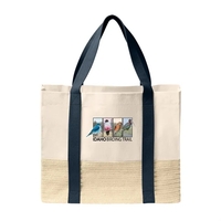 Port Authority® Straw Market Tote... from ASI 30208 A P Specialties / AP...
