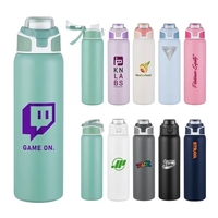 28 oz Vacuum Bottle with flip top... from ASI 31517 Admart Products