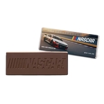 2"x5" Brand Impact Custom Dark & White Chocolate Wrapper Bar
