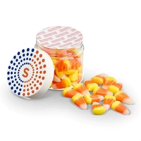 Double the sweetness with this 2 oz jar of colorful Candy... from ASI 55583...