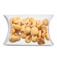 A sleek pillow box filled with roasted peanuts. Contains approximately 0.6......