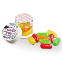 Add a colorful pop to your promotion with this petite jar... from ASI 55583...