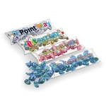 5 " Pillow Box of Invidually Wrapped Fantasy Candy