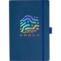 5.5x8.5 Flexible vinyl cover journal, deboss imprint, paper pocket, 96...