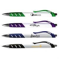 White Allure Grip Pen... from ASI 30270 Aakron Line