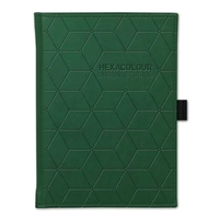 5x 7 smooth stitched padded journal, deboss imprint, 125 sheets lined... from...