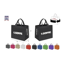 CUSTOM NON WOVEN TOTE - WRAP 4-SIDED PRINT INCLUDED... from ASI 30112 ACE...