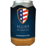 Full Color Wave Scuba Can Cooler