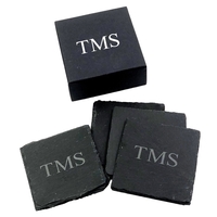SQUARE SLATE COASTER (Set of 4)