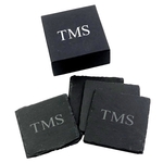 SQUARE SLATE COASTER (Set of 4)