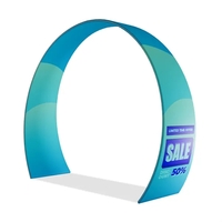 10' Tapered Rounded Arch Display