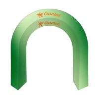 10'w Dimensional Archway, aluminum frame, full color imprint on 240g...