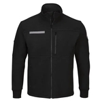 Bulwark Men's Zip Front Fleece Jacket-Cotton /Spandex Blend