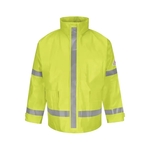 Bulwark Men's Hi-Visibility Flame-Resistant Rain Jacket