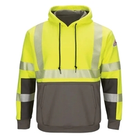 Bulwark Hi-Visibility Color-Blocked Pullover Hooded Fleec...... from ASI...