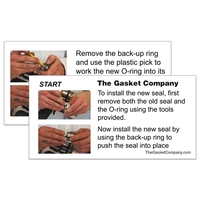 Custom Square Corner Tear Resistant Tag