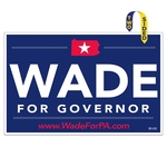 Handheld 24 Point Poster Board Rally Sign (11"x17")