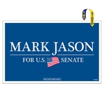 Handheld 24 Point Poster Board Rally Sign (14"x22")