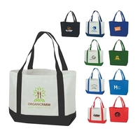 Canvas shopping tote bag with gusset and 22 inches handles.... from ASI 31517...