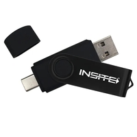 Classic swivel USB. 2.0 speed. Type A & C... from ASI 62124 iClick, Inc.
