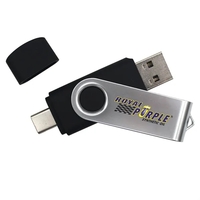 Classic swivel USB. 2.0 speed. Type A & C... from ASI 62124 iClick, Inc.