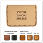 Veg Tan Leather Bifold Card Wallet