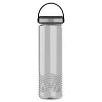 24 oz. Slim Cylinder Wave Designed Bottle with EZ Grip Lid.... from ASI 40480...