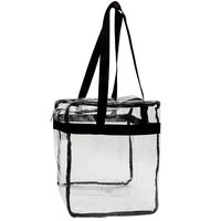 12" x 12" clear tote bag offers easy storage, ample capacity,... from ASI...