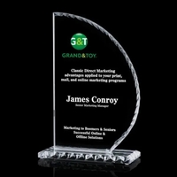 Jade chipped award with matching base.... from ASI 84592 St Regis Group / St...