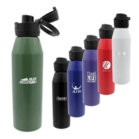 25 oz. Recycled Aluminum Bottle with Chug Lid, Laser Engrave... from ASI...