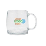 13 oz. Glass Coffee Mug