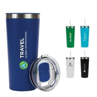 Bergen 24 oz. Steel/100% Recycled PP Liner Travel Tumbler... from ASI 67866...