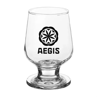 Elegant and versatile, this 12 oz glass water goblet features a... from ASI...
