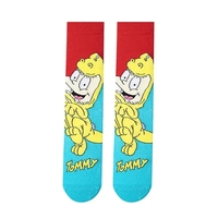 Cartoon character adult cotton socks plus full color heat transfer on... from...