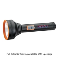 A lightweight, rechargeable 7.25" long aluminum body flashlight. Featuring...