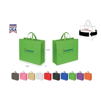 CUSTOM NON WOVEN TOTE - WRAP 4-SIDED PRINT INCLUDED... from ASI 30112 ACE...
