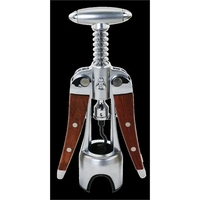 Deluxe wing heavyweight corkscrew (15.2 oz.) with wood inlaid handles.......